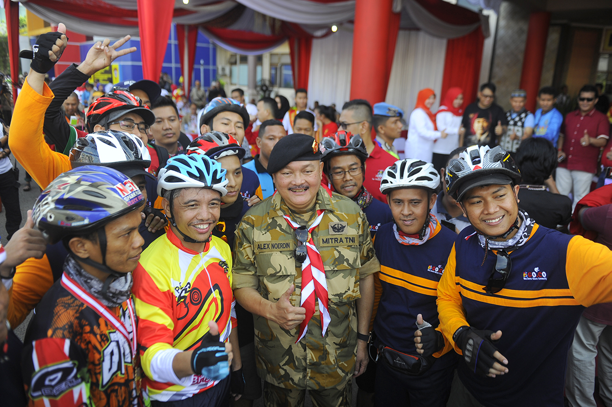 Jaga Solidaritas Sesama Masyrakat,Polresta Selenggarakan Fun Bike