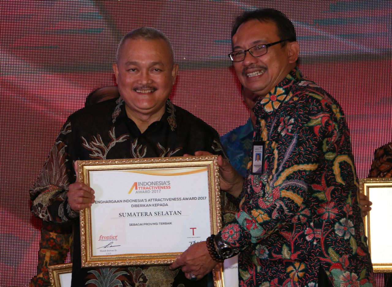 Sumsel Sabet Indonesia Attractiveness Award 2017, Sebagai Provinsi Terbaik