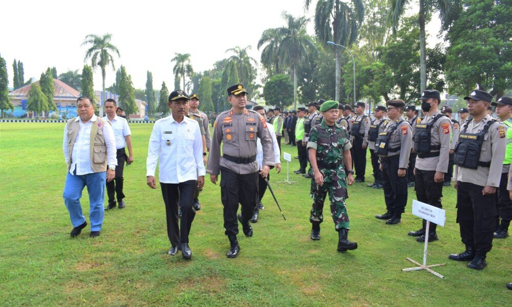 Turun personil gabungan di Pilkades Serentak OKI, Wabup : siap kalah & siap menang