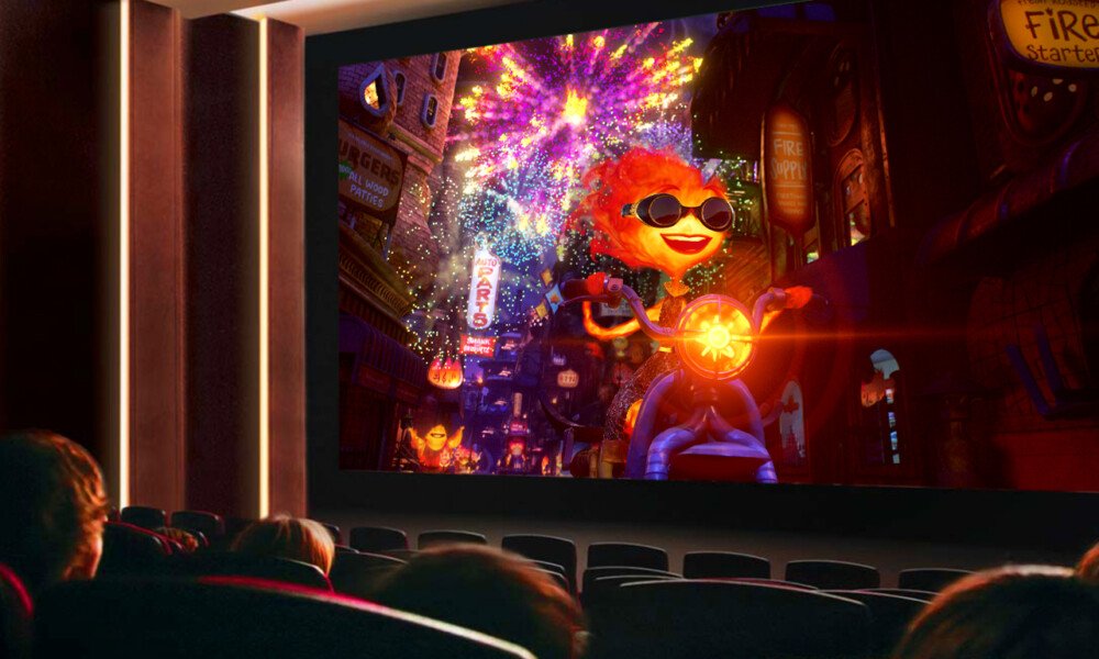 Film baru disney & pixar ‘elemental’ bakal ditampilkan dalam 4K HDR di layar LED Samsung Onyx Cinema