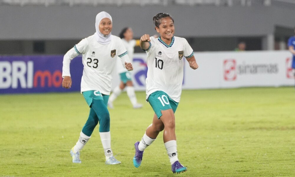 AFF U-19 Women’s Championship 2023 : Gulung Kamboja 5-0, Tim U-19 Wanita Sempurna Selesaikan Fase Grup