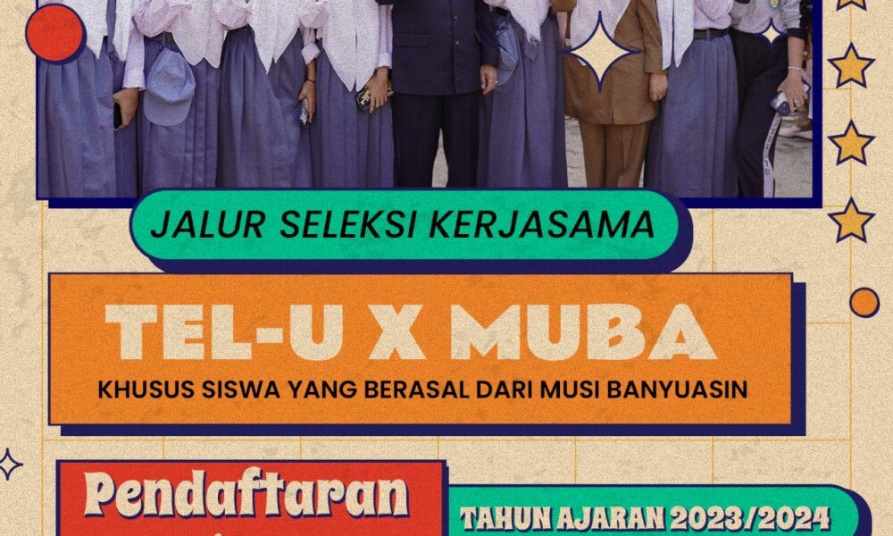 Hanya untuk Siswa/siswi di Muba yang Lulus 2021-2023, Pemkab Kucurkan Dana Beasiswa Kuliah Gratis di Telkom University