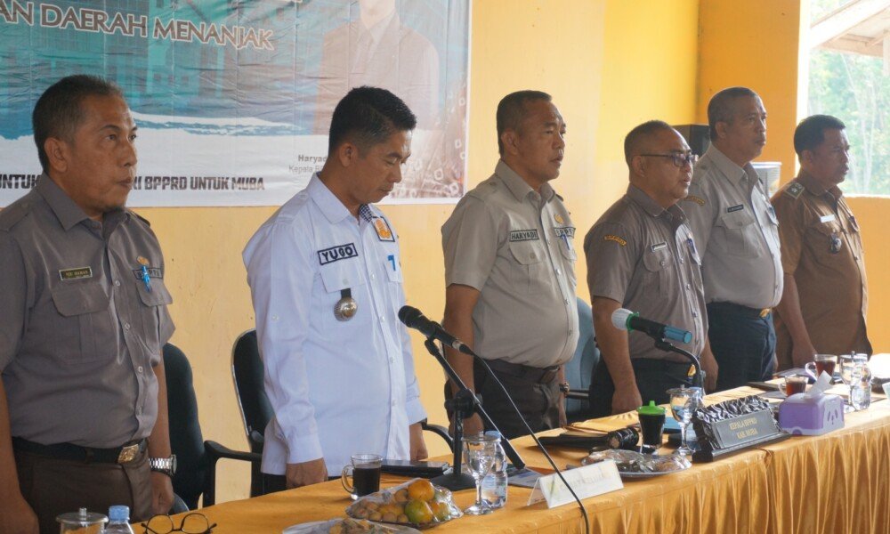 Optimalisasi PAD Muba, Camat dan Warga Keluang Ikrar Komitmen Bersama Sadar Pajak