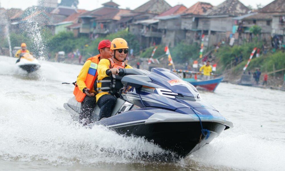 Peserta Lomba Bidar HUT RI ke-78 di Muba Hadiah Mobil