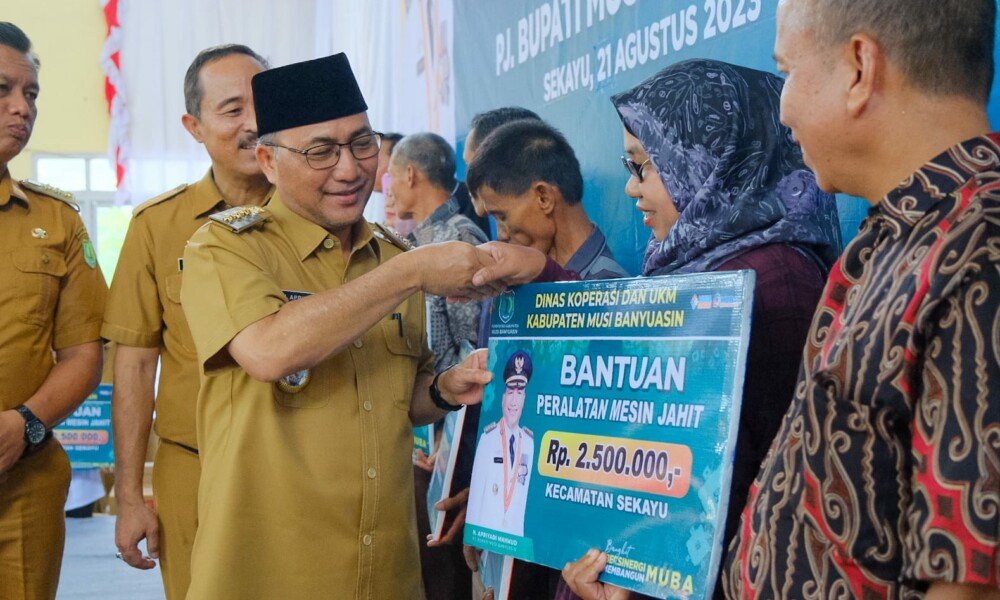 Perayaan Hari UMKM Nasional, Pelaku UMKM Peroleh Bantuan dari Pemkab Muba