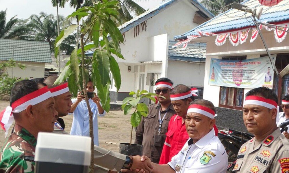 Penanaman Ratusan Pohon di Lalan Meriahkan HUT RI ke-78