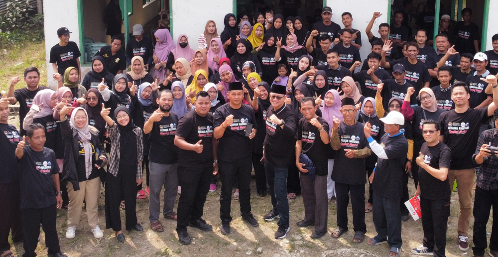 Hadir di Desa Saleh Mulya Banyuasin, Gerakan Nasional Revolusi Mental UIN Raden Fatah Bekali Pemuda Melek Digital