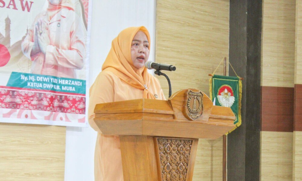 Sambut Peringatan Maulid Nabi Muhammad SAW, DWP Muba Gelar Tausiah