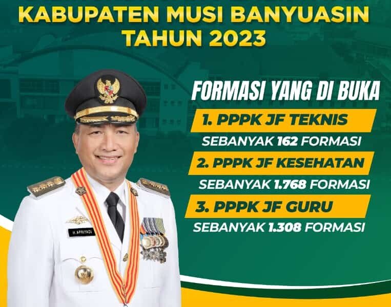 Pemkab Muba Buka Lowongan 3.238 CASN PPPK, Ini Jadwalnya