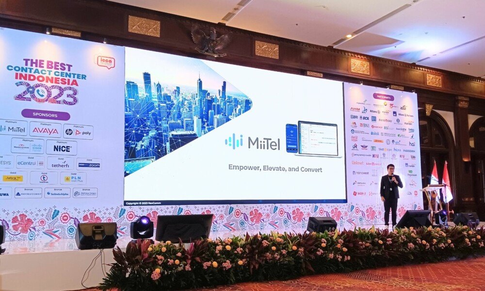 MiiTel Wujudkan Kemitraan Strategis di Ajang The Best Contact Center Indonesia 2023