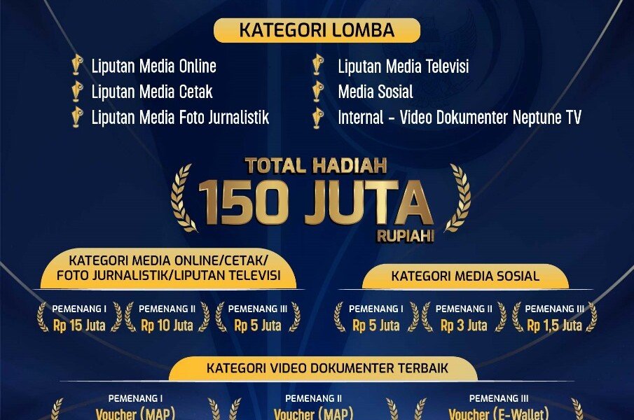 Ikutan Lomba Anugerah Jurnalistik Sahabat Bahari Yuk !, Simak Temanya..