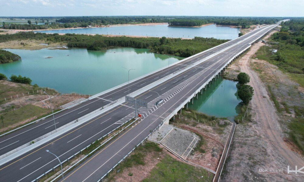 Tingkatkan mobilitas barang & jasa, Presiden Jokowi resmikan Tol Trans Sumatera Indralaya -Prabumulih