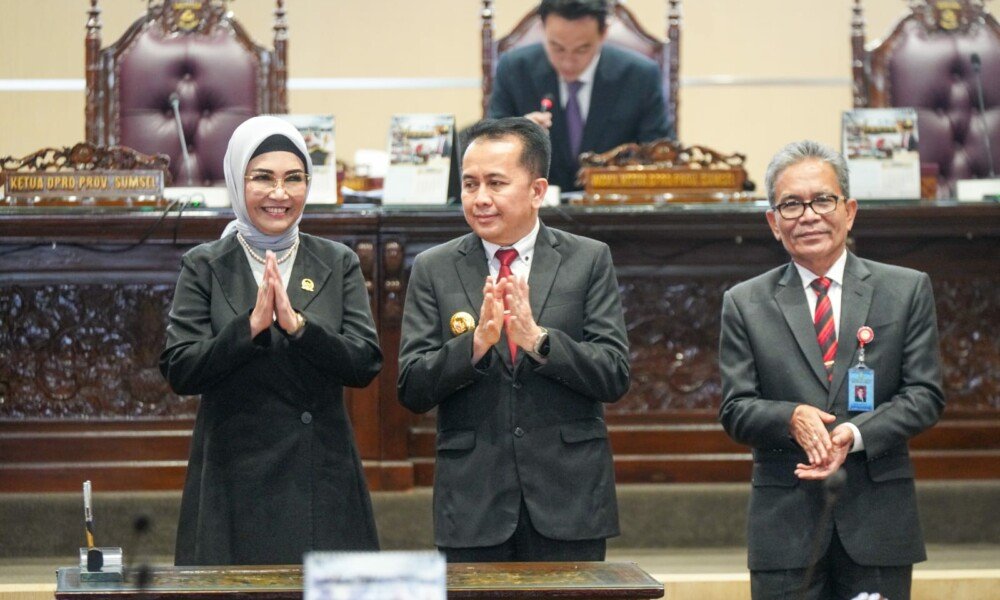 Paripurna ke-81 : Penyampaian pengantar laporan keterangan pertanggung jawaban Gubernur Sumsel (LKPJ) tahun anggaran 2023