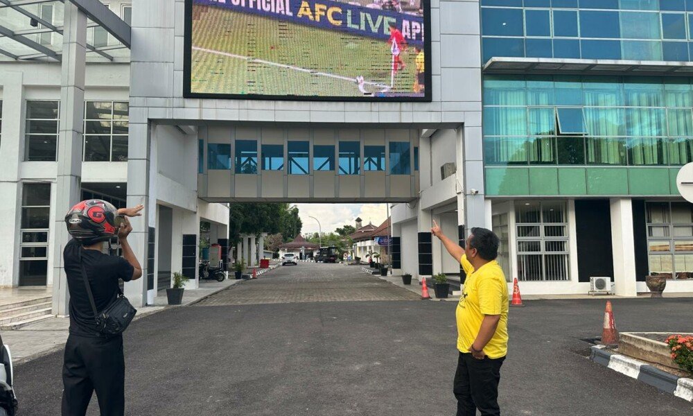 Pemkab Muba ajak Nobar Timnas Indonesia VS Irak, Siapkan Videotron Hingga 80 Petugas Satpol PP untuk  Pengamanan
