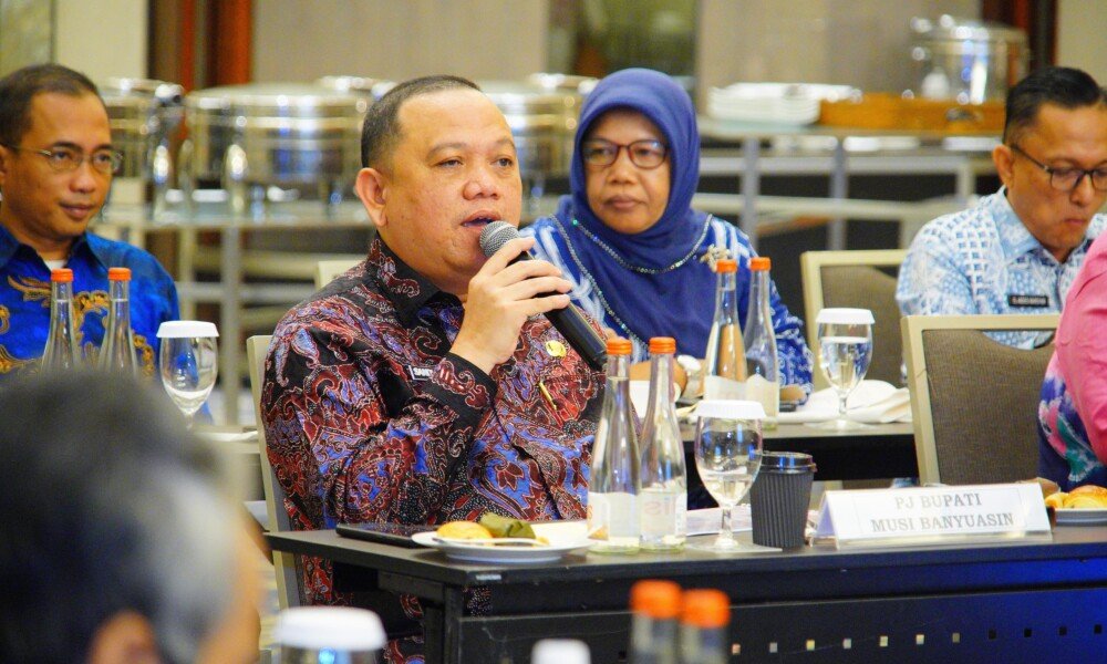 Rakor Lintas Sektor, Pj Bupati Muba H Sandi Paparkan RDTR Kawasan Perkotaan Sungai Lilin 