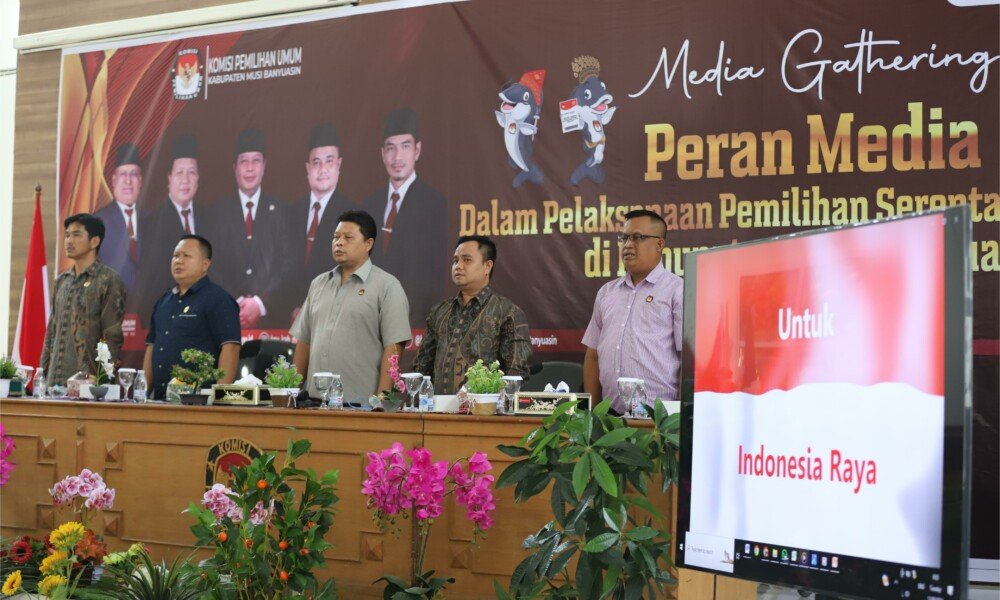 KPU Muba Gelar Media Gathering untuk Sukseskan Pemilihan Serentak 2024