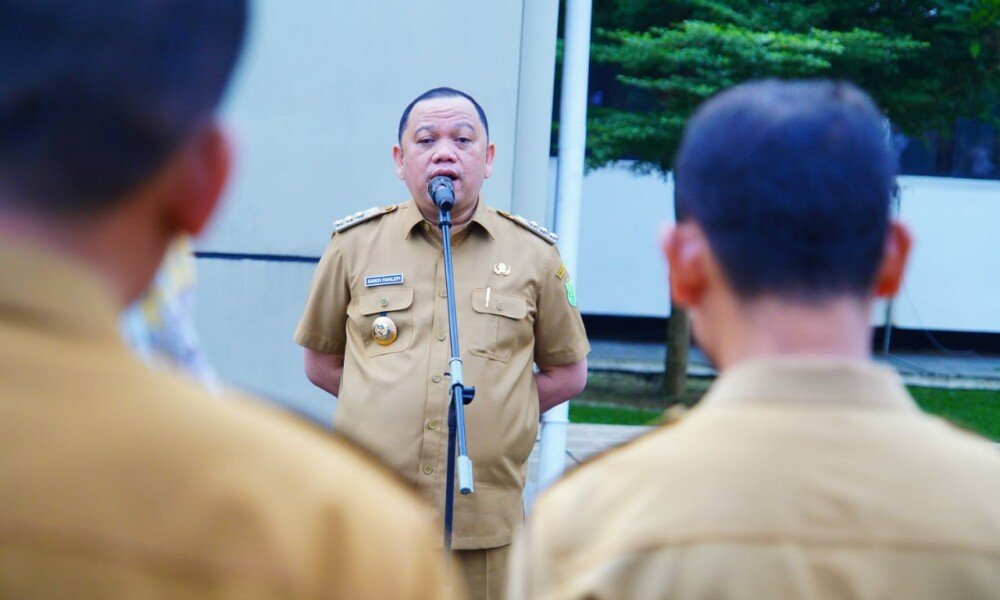 Apel rutin, Pj Bupati Muba bicara soal ini dihadapan ASN & honorer