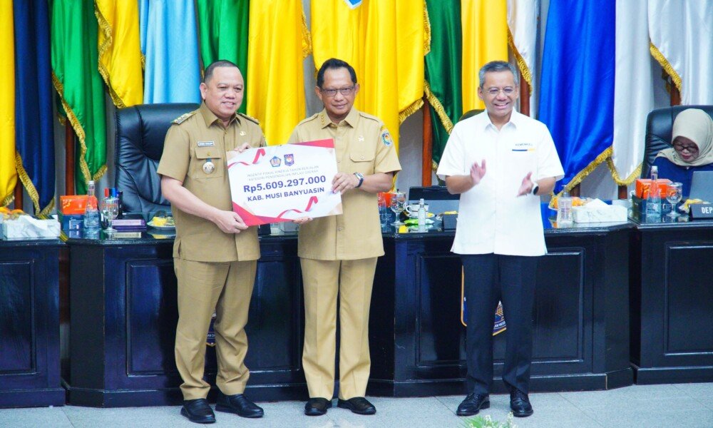 Muba terima insentif fiskal Rp 5,6 Miliar, Ini pesan Mendagri untuk semua daerah
