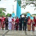 HUT RI- 79 : Tabur bunga di TMP Kesuma Negara Kayuagung