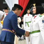 HUT RI ke 79, 40 Capaska OKI kibarkan bendera merah putih