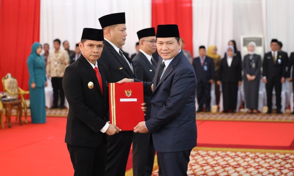 Pesan Pj Gub Sumsel untuk Pjs & Plt Kepala daerah di Sumsel yang dikukuhkan
