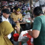 Sidak Pasar Sekip Ujung, Ini kata Pj Wako Palembang