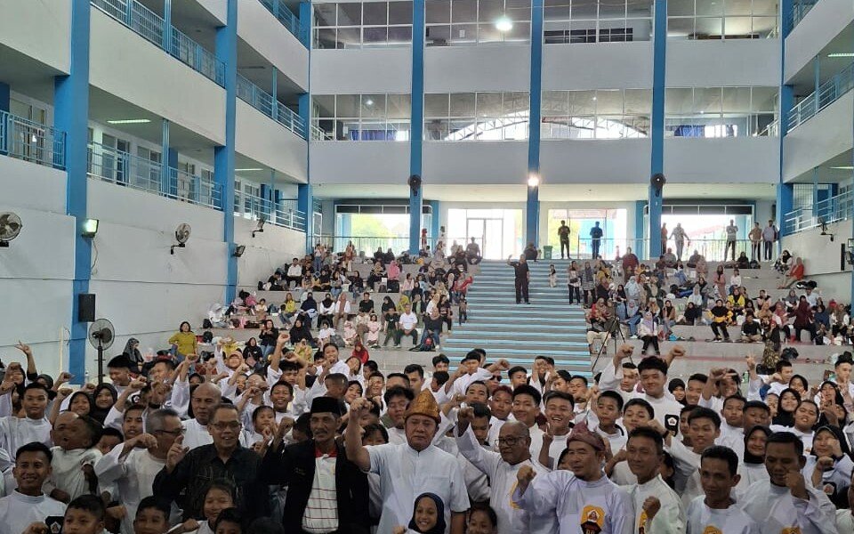 Songsong Indonesia Emas 2045 “Pendekar Rakyat” Herman Deru kasih 3 pesan untuk anggota Perisai Diri