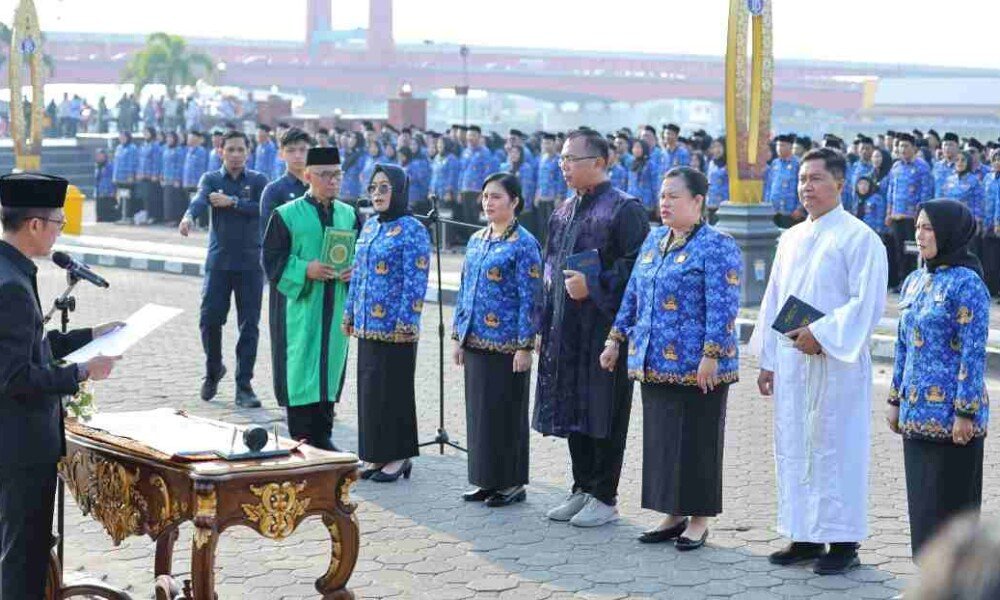 Benteng Kuto Besak Jadi Saksi ASN Baru