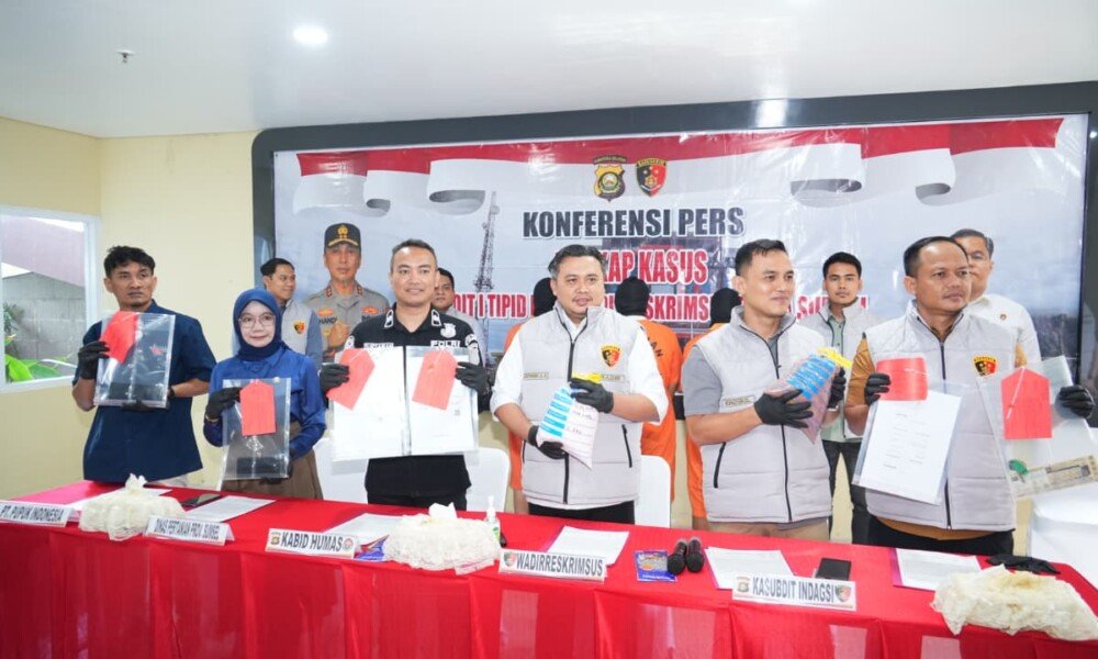 Ditreskrimsus Polda Sumsel Ungkap Modus Truk Palsu Angkut 10 Ton Pupuk Ilegal
