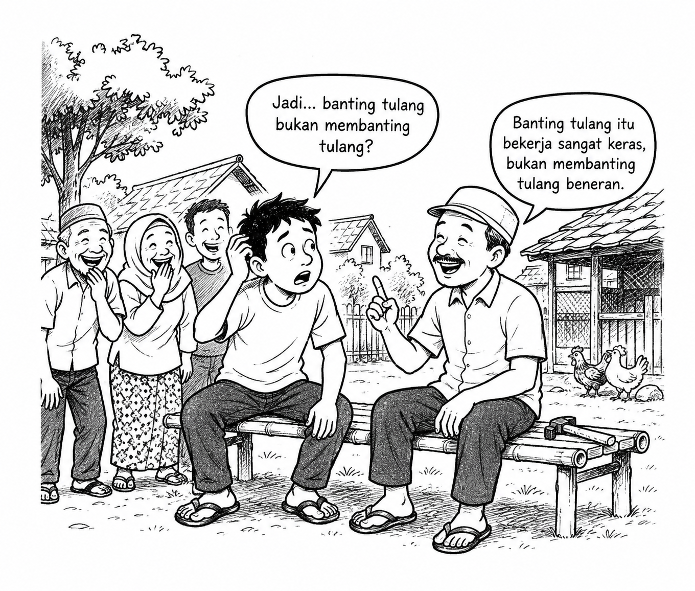 Apa Arti Banting Tulang? Kisah Lucu Menjelaskan Makna Ungkapan Populer