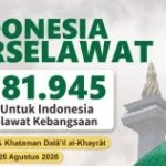 Gema Selawat Kebangsaan Bidik 1.781.945 Peserta, Angkanya Terinspirasi Kemerdekaan