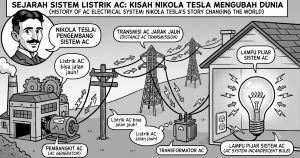 Sejarah Nikola Tesla: Kisah Lahirnya Sistem Listrik Arus Bolak-Balik (AC)