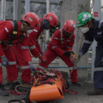 Kilang Plaju Simulasikan Kebakaran Saat Pit Stop, Ada Evakuasi 20 Meter