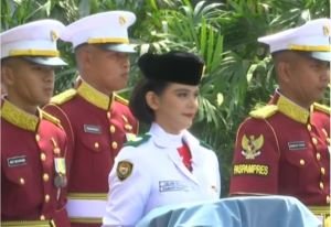 Tiga Paskibraka Sukses Jalankan Tugas Sakral Pengibaran Merah Putih di Istana Merdeka