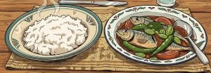 Bikin Nasi Nambah Saat Makan Siang! Ikan Peda Kuah Cabe Hijau dengan Tomat dan Petai