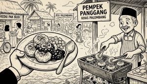 Resep Pempek Panggang Ikan Palembang dengan Bumbu Ebi Pedas Gurih