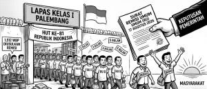 Remisi Lapas Palembang 2026, 17 WBP Dapat RU II, 2 Orang Langsung Bebas