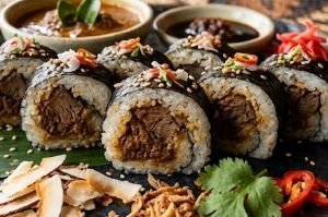 Rendang Sushi: Kreasi Kuliner Nusantara Ubah Sarapan Keluarga Jadi Cerita Rasa