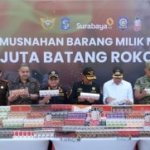 Rokok Ilegal di Surabaya Makin Marak, Penindakannya Naik 3 Kali Lipat: 70 Persen Barang Sitaan Berasal dari Kota Ini