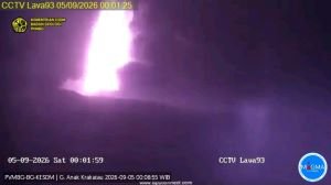 Anak Krakatau Belum Jinak, Abu Vulkanik Mulai Mengusik Langit dan Penerbangan