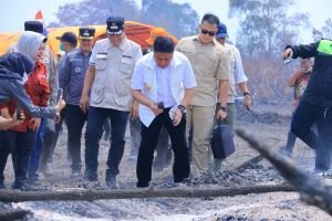 Karhutla Muba Jadi Perhatian, Penanganan di Lapangan Dicek Langsung