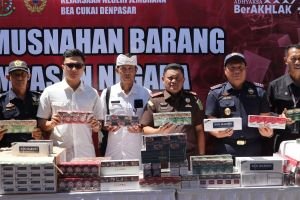 3,5 Juta Batang Rokok Ilegal Senilai Rp5 Miliar Dimusnahkan, Kerugian Negara Tembus Rp3,4 Miliar
