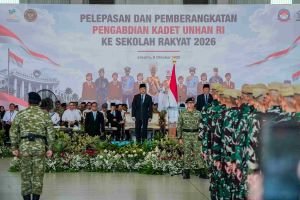 Bukan Perang atau Perpeloncoan, Ini Misi 1.509 Kadet Unhan di Sekolah Rakyat