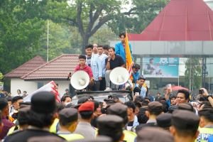 Demo Jilid II BEM Sumsel, Mahasiswa Desak Buka Anggaran Karhutla Rp100 Miliar